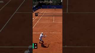 Burruchaga out manoeuvres Sakamoto atpchallenger guayaquil [upl. by Ibbetson]