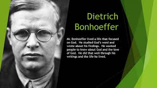 Dietrich Bonhoeffer video [upl. by Philemol]