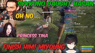 Sykkuno amp Miyoung Ended Hasan  BEST WR POV RUST KINGDOMS [upl. by Savart]