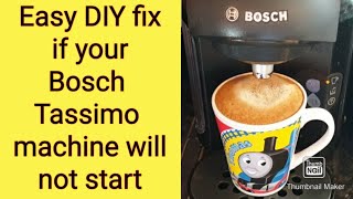 Bosch Tassimo not working  easy fix [upl. by Laurentia]