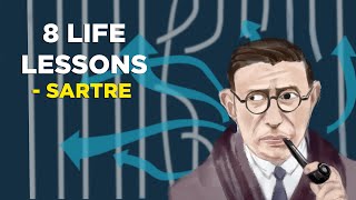 8 Life Lessons from JeanPaul Sartre Existentialism [upl. by Aniluj]