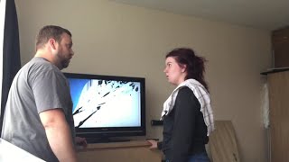 Smashed TV Prank [upl. by Clive]