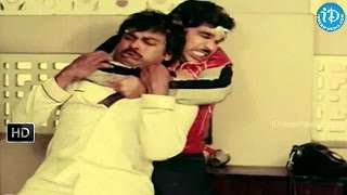 Chantabbai Movie  Allu Aravind Chiranjeevi Nice Comedy Fight Scene [upl. by Slaohcin]