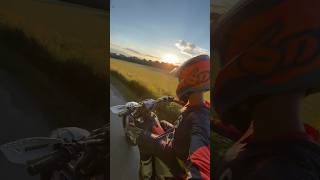 Balade 125 sx ktm 2023 motocross ktm sunset 2stroke [upl. by Kinzer36]