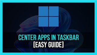 How To Center Taskbar Icons Windows 10 Quick Guide [upl. by Turoff179]