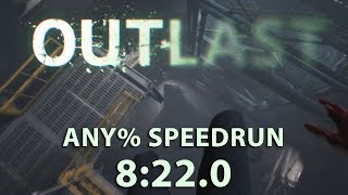 Outlast Any Speedrun 8220 PC [upl. by Airotciv]