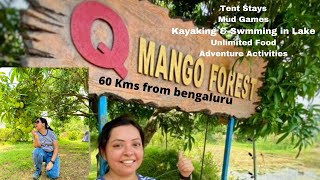 QMango Forest  Best Adventure Resort near Bengaluru  All you need to know about Resort Ramanagara [upl. by Annayi]