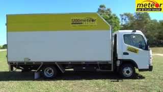 U1934 – Mitsubishi Canter Pantec Meteor Car and Truck rentals Cairns Mackay Townsville Mt Isa [upl. by Fonz735]