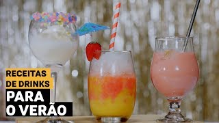 Receitas para fazer drinks para o seu verão  Canal da Le [upl. by Aistek]