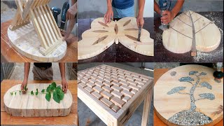 8 Amazing Woodworking Projects Most Worth Watching  Coffee Table With Design Unique Incredible [upl. by Hibbs]