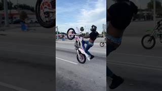 Yamaha Yz450F 50th anniversary being test rode from dealer in the streets [upl. by Renie982]