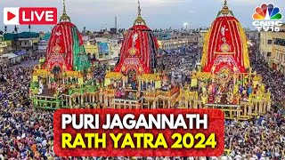 Jagannath Rath Yatra 2024 LIVE Odisha Celebrates 2day Festival in Puri  Rath Yatra LIVE  N18L [upl. by Felise]