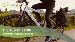 Modern durch die Stadt und sportlich auf Touren SachsenRAD Urban Trekking EBike C3T [upl. by Capp]