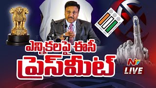 AP Election Schedule Live  Lok Sabha Election Schedule Announcement  EC Press Meet Live  Ntv [upl. by Ybba]