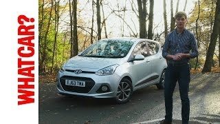 2013 Hyundai i10 video review  What Car [upl. by Kenlay]