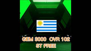 FC MOBILE GEMS PACK 3000 OVR 102 ST FREE 😱🇺🇾 [upl. by Bogoch79]