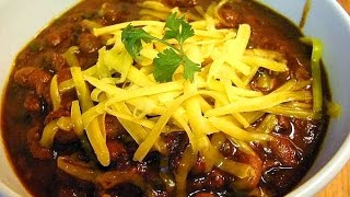 Homemade chili recipe with beans [upl. by Mosi]