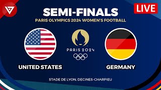 🔴USA vs GERMANY  SEMIFINALS WOMENS FOOTBALL PARIS OLYMPICS 2024 Preview amp Predictions [upl. by Stewart830]