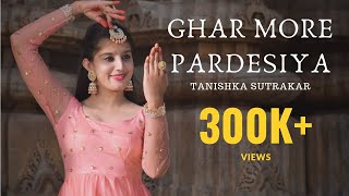 GHAR MORE PARDESIYA KALANK  SEMICLASSICAL DANCE VIDEO  TANISHKA SUTRAKARDANCE CHANNEL [upl. by Llertnod352]