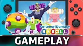 Katamari Damacy REROLL  FULL DEMO Gameplay on Switch [upl. by Ledif450]