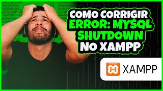 COMO CORRIGIR ERRO DO MYSQL NO XAMPP  MySQL shutdown unexpectedly [upl. by Pomfret509]