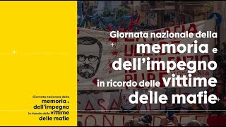 Giornata della memoria e dellimpegno in ricordo delle vittime delle mafie  Calendario civile [upl. by Aneek]