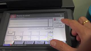 Scan to PC setup using Kyocera Taskalfa 5550ci [upl. by Gennaro]