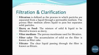 PharmaceuticsI Filtration and Clarification lecture 17 [upl. by Reinke548]