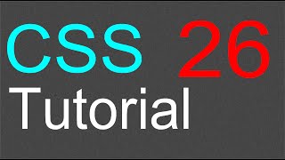 CSS Tutorial for Beginners  26  The DIV element [upl. by Lexis282]