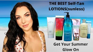 THE BEST SELFTAN LOTIONS  My Favorite Products For Summer Glow Without The Sun [upl. by Nawyt979]