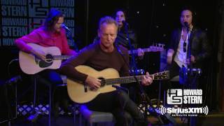 Sting quotMessage in a Bottlequot Live on the Howard Stern Show [upl. by Eimas]