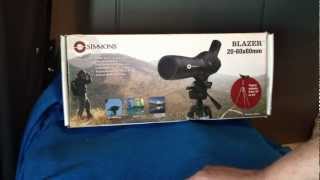 Simmons spotting scope review [upl. by Hanleigh]