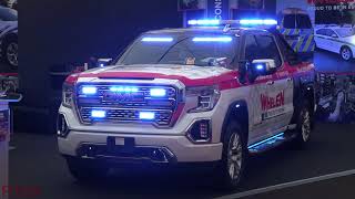 Rettmobil 2024 Whelen Blue Lights Berlin  Demo Unit  Complete Emergency Lighting Pattern Cycle [upl. by Nnyllatsyrc]