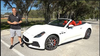 Is the 2024 Maserati Grancabrio Trofeo the BEST new performance luxury car [upl. by Matlick]