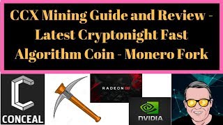 CCX Mining Guide and Review  Latest Cryptonight Fast Algorithm Coin  Monero Fork [upl. by Htrahddis403]