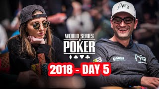 World Series of Poker Main Event 2018  Day 5 with Antonio Esfandiari amp Kelly Minkin [upl. by Fairweather]