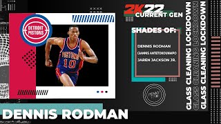 NBA 2K22 DENNIS RODMAN BUILD IS THE BEST DEFENDER  51 BADGES  CLAMPS ALL PLAYERS  ELITE REBOUNDER [upl. by Ceil]