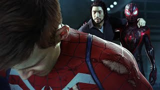 MARTIN LI helps Miles Morales rescuing Peter Parker in Marvel’s SpiderMan 2 4K [upl. by Yelak]