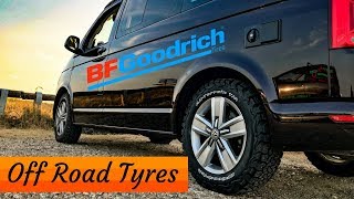 We fitted some big beefy tyres BFGoodrich All Terrain Tyres [upl. by Adnilasor844]