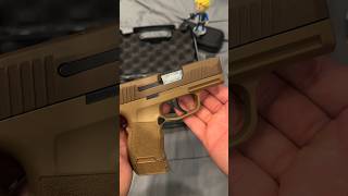 Sig Sauer P365 NRA edition unboxing coyote tan P365 sigsauer 9mm compact pistol gun edc [upl. by Byrann]