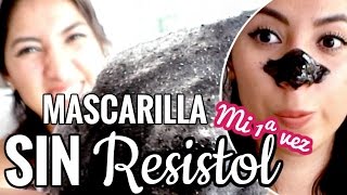 DIY  MASCARILLA NEGRA DE GRENETINA  ELIMINA PUNTOS NEGROS  Adrii GA [upl. by Otti]