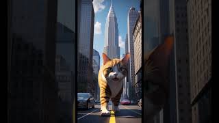 Huge Cat funnyshorts AI AICAT Virtual [upl. by Giesser]