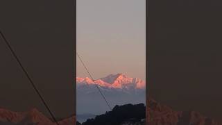 Kangchenjunga⛰️🌄 derjeeling mountains kangchenjunga travel [upl. by Cynde913]