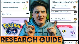 MISUNDERSTOOD MISCHIEF SPECIAL RESEARCH GUIDE in POKEMON GO  HOW TO COMPLETE ALL THE TASKS [upl. by Salba]