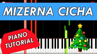 🎄 MIZERNA CICHA  Kolęda  🎹 Piano Tutorial [upl. by Notxarb]