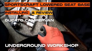 sportscraft lower seat base installing and review [upl. by Ocirema120]