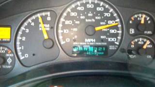 2000 GMC 2500 60 60 to 100 Acceleration [upl. by Carrel324]