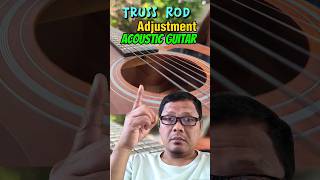 PAANO MAG ADJUST NG TRUSS ROD ACOUSTIC GUITAR shortvideo acousticguitar tutorials guitar [upl. by Ahsieym]