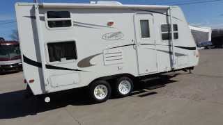 Very Nice 22 2008 TrailLite Trail Sport 21RBH Hybrid with 3 Bunks Sleeps 8 [upl. by Centonze]