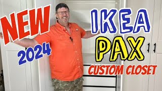 The New 2024 IKEA PAX Wardrobe  Step by Step Assembly [upl. by Anaiq472]